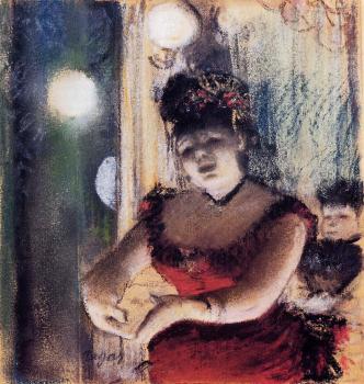 Edgar Degas : Singer in a Cafe Concert